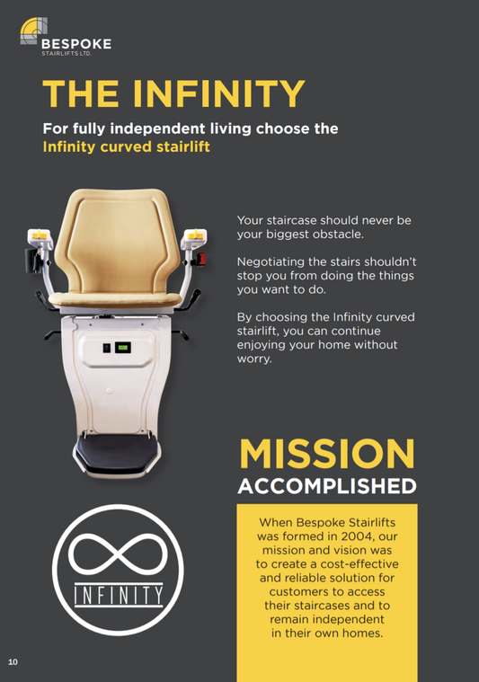 Bespoke Infinity Curved Stairlift